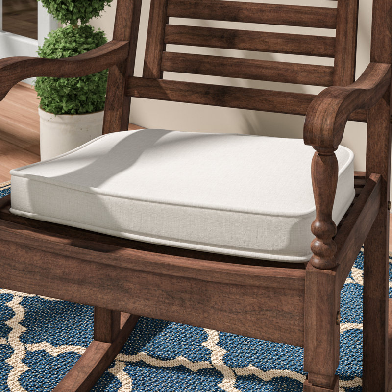 Charlton Home Premium Welt Indoor/Outdoor Dining Chair Cushion & Reviews Wayfair